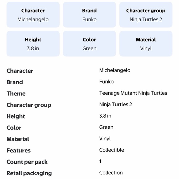 Funko PoP- Vinyl Figure Jumbo Teenage Mutant Ninja Turtles2 - Michelangelo - Picture 15 of 15